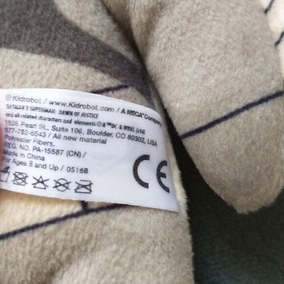 Batman VS Superman Armored Plush Phunny Kid Robot Loot Crate Gray Stuffed Toy - Picture 5 of 16